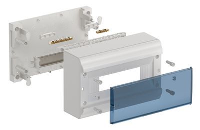 PRIME Корпус пластиковый ЩРН-П-12 модулей навесной белый IP41 IEK