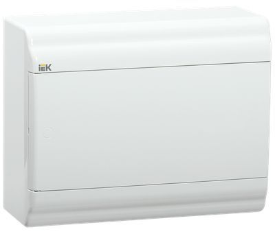 PRIME Корпус пластиковый ЩРН-П-9 модулей навесной белый/белая дверь IP41 IEK