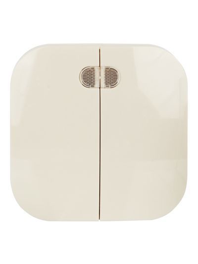 GLORY Выключатель 2-клавишный для открытой установки с индикацией 10А ВС20-2-1-ХК кремовый IEK