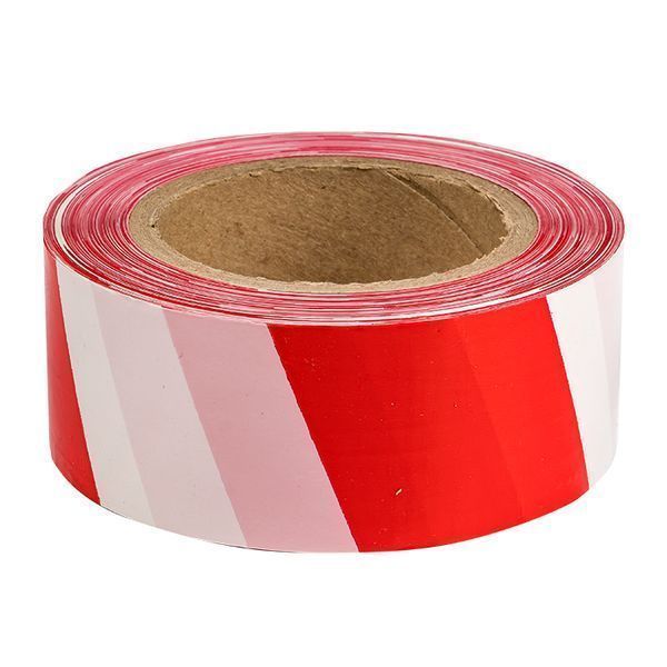 Лента оградительная ЛО "Красно-белая" 75x100 EKF Basic