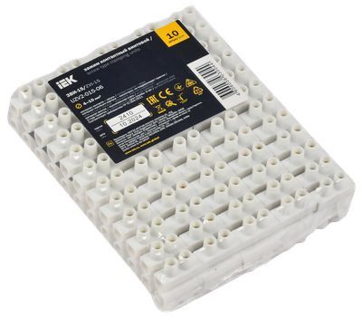 Зажим контактный винтовой ЗВИ-15 н/г 4,0-10мм2 12пар IEK