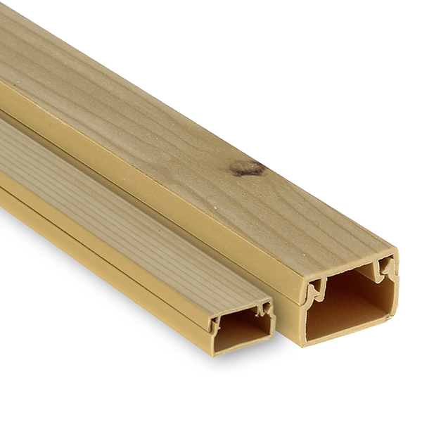 Канал кабельный (12x12) (120 м) светлое дерево EKF-Plast