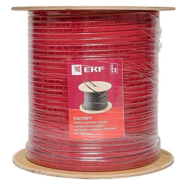 Саморегулирующийся нагревательный кабель ESS-30F (30 Вт/м) 200 м, фторопласт