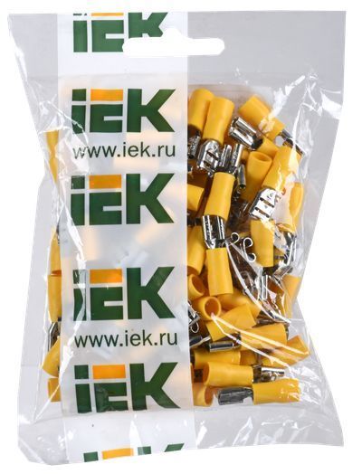 Разъем РпИм 5,5-6-0,5 плоский (100шт/упак) IEK