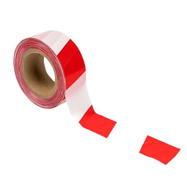 Лента оградительная ЛО "Красно-белая" 50x200 EKF Basic