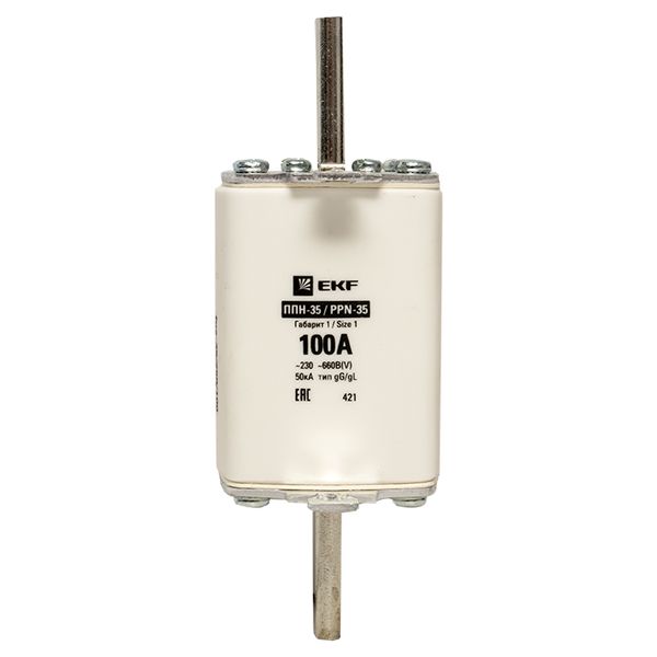 Плавкая вставка ППН-35 250/100А габарит 1 EKF