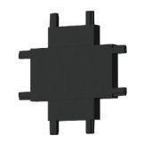 Коннектор X-образный Italline Kreator IT09-9031 black