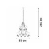 Подвесная люстра Vitaluce V1842-1/9+6