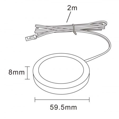 Светильник накладной мебельный 12V Mobiled Lightstar 036230