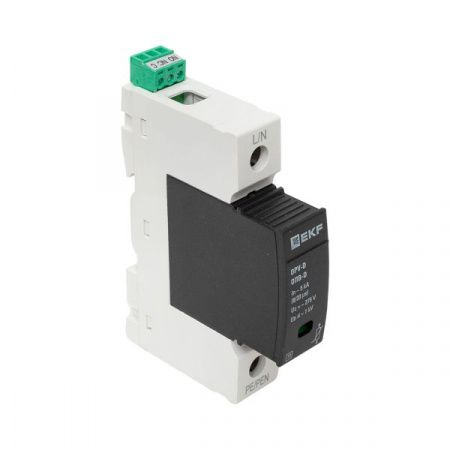 Ограничитель импульсных напряжений ОПВ-D/1P In 5кА 275В с сигн. EKF PROxima