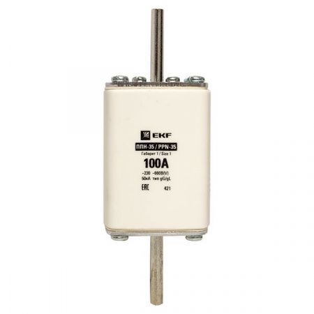 Плавкая вставка ППН-35 250/100А габарит 1 EKF