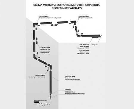 Блок питания Italline Kreator IT09-9022 black