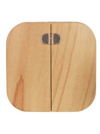 GLORY Выключатель 2-клавишный для открытой установки с индикацией 10А ВС20-2-1-ХС сосна IEK