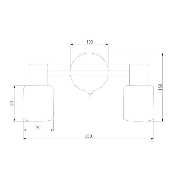 Спот Eurosvet Corso 20089/2 бронза