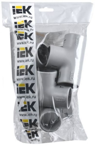 ELASTA Тройник открывающийся TI32G (5шт/упак) IEK