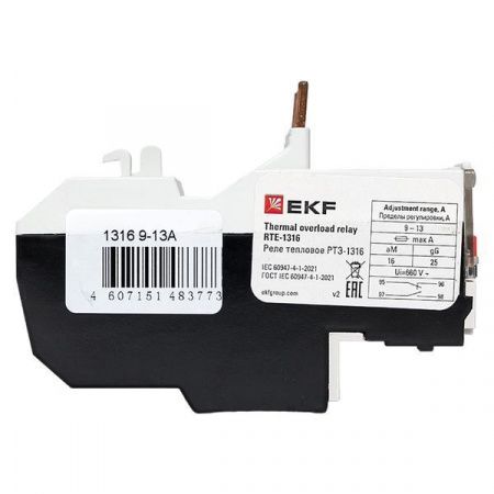Реле тепловое РТЭ-1316 9-13А EKF PROxima