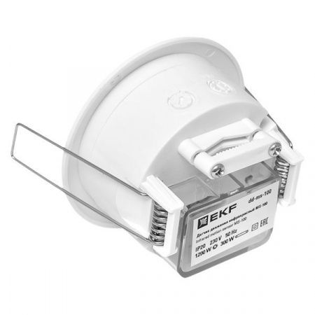 ИК датчик движения встраив. 1200Вт 360гр. до 6м IP20 MS-100 EKF PROxima
