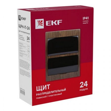 ЩРН-П-24 темное дерево IP41 PROXIMA EKF