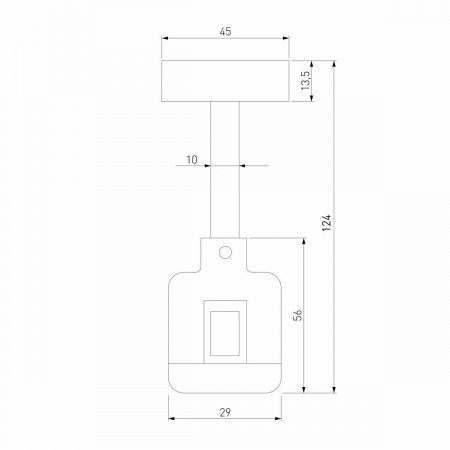 Декоративная стойка с коннектором Elektrostandard Esthetic Magnetic 85145/00 a065437