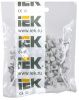 Скоба 6мм плоская пластиковая (100шт) IEK