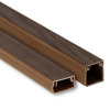 Канал кабельный (40x16) (30 м) темное дерево EKF-Plast