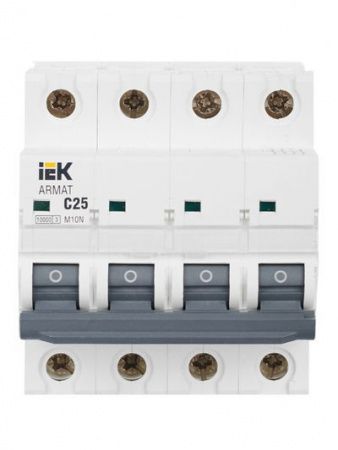 ARMAT Автоматический выключатель M10N 4P C 25А IEK